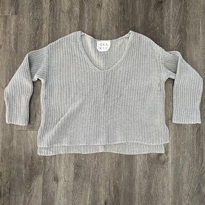 Okakie Oversize Crop Knit Sweater